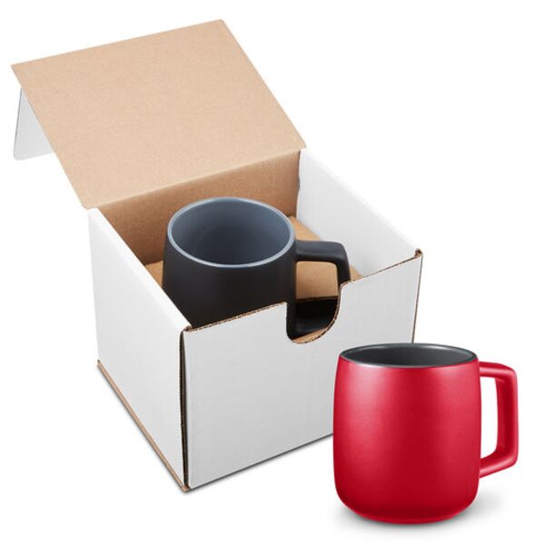 15oz Geo Square Handle Ceramic Mug In Mailer Thumbnail