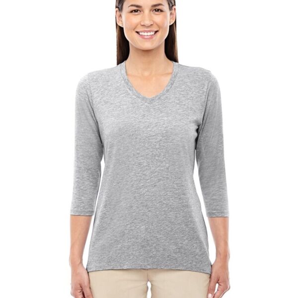 Women's Perfect Fit™ Bracelet-Length V-Neck Top Thumbnail